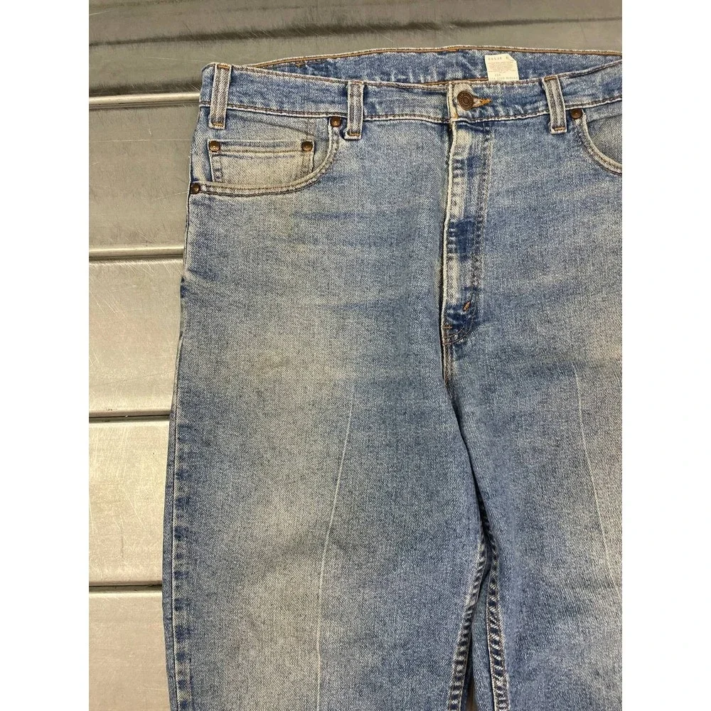 Vintage Levis 540 Jeans Mens 36x28 Blue Medium Wash Denim Faded Relaxed Straight